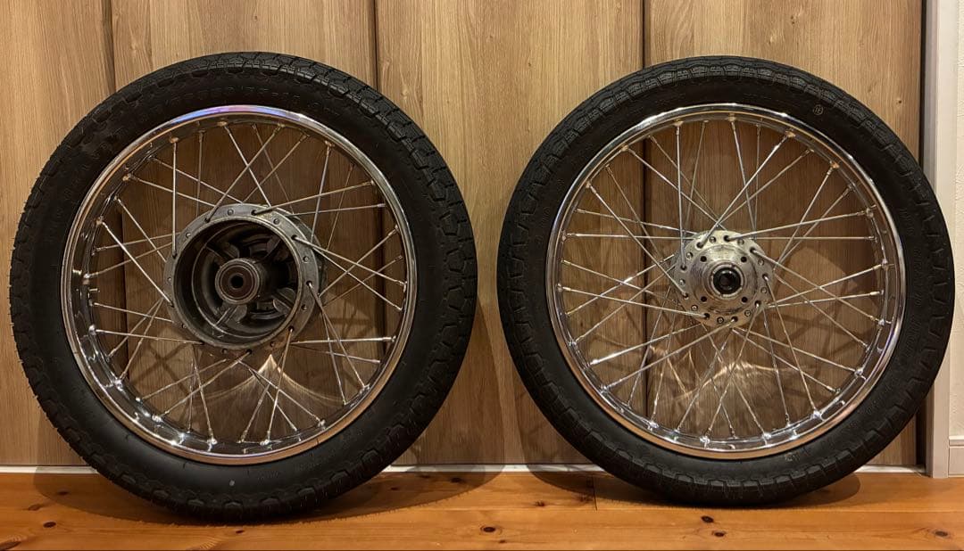 美品！CB400FOUR　純正スポークホイール 前後セットCB400F