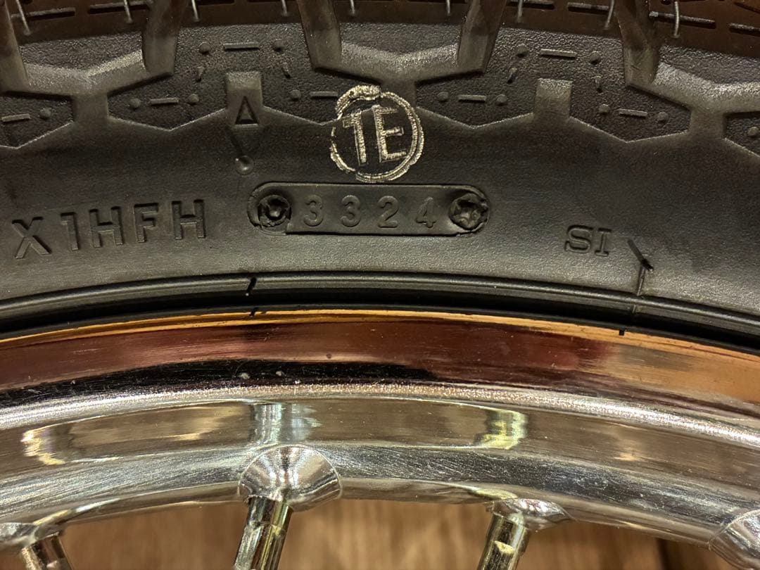 美品！CB400FOUR　純正スポークホイール 前後セットCB400F