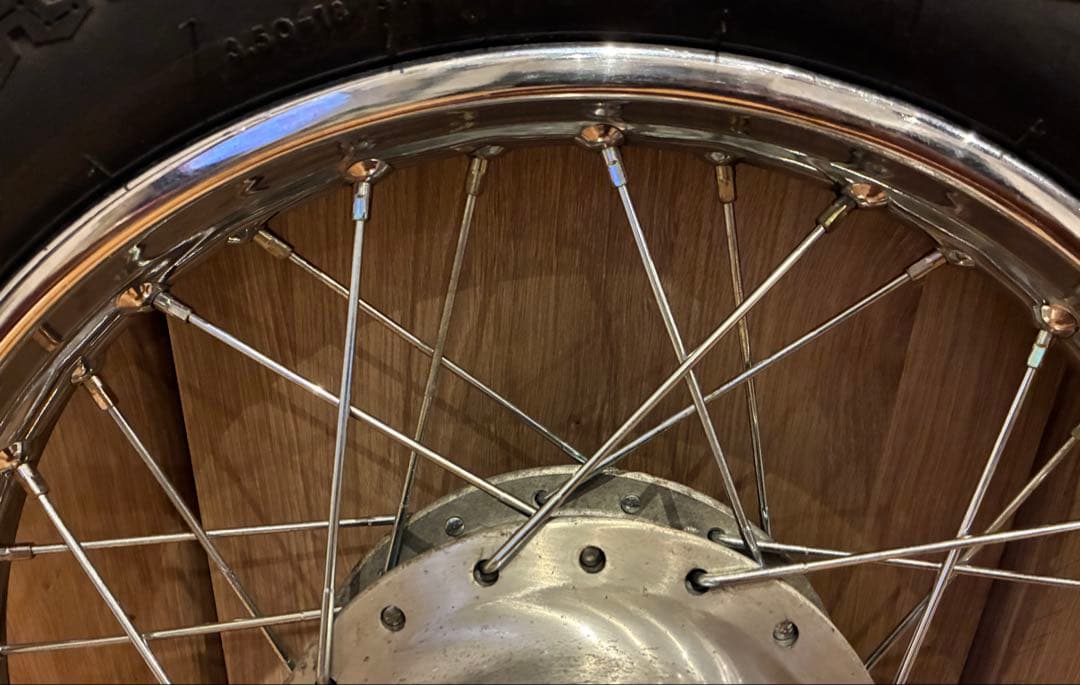 美品！CB400FOUR　純正スポークホイール 前後セットCB400F