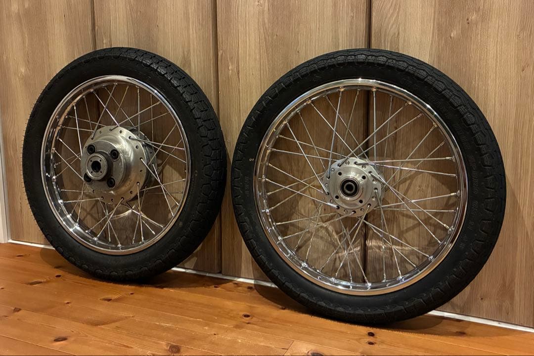 美品！CB400FOUR　純正スポークホイール 前後セットCB400F