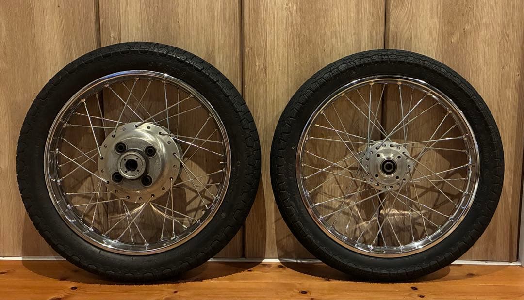 美品！CB400FOUR　純正スポークホイール 前後セットCB400F