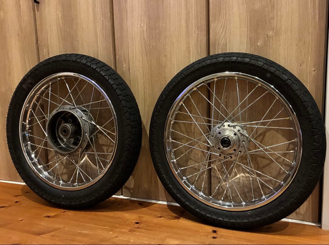 美品！CB400FOUR　純正スポークホイール 前後セットCB400F