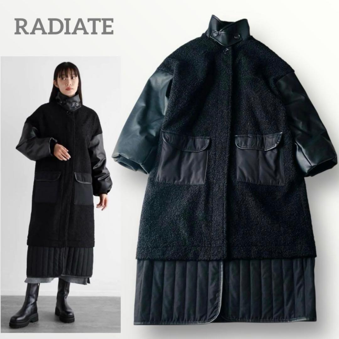 〈専用〉RADIATE ラディエイト 異素材ミックス スタンドカラー