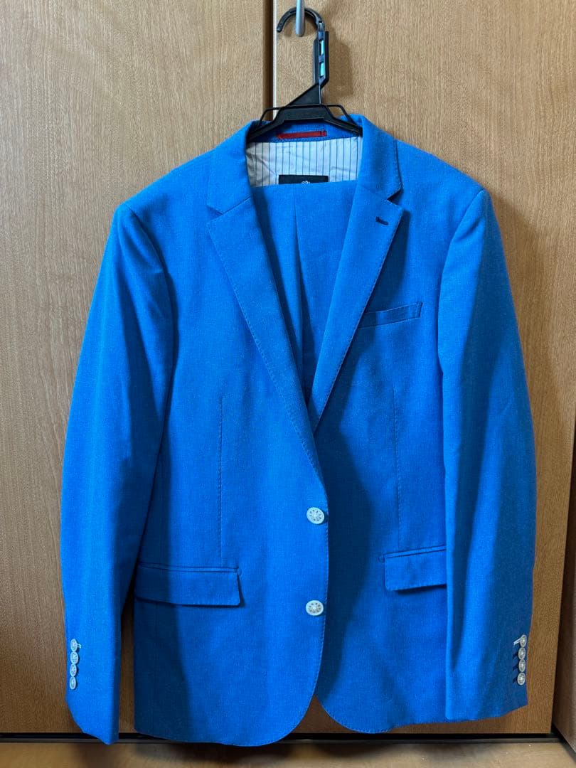 LOVELESS ラブレス　テーラードジャケット パンツ ブルー　青