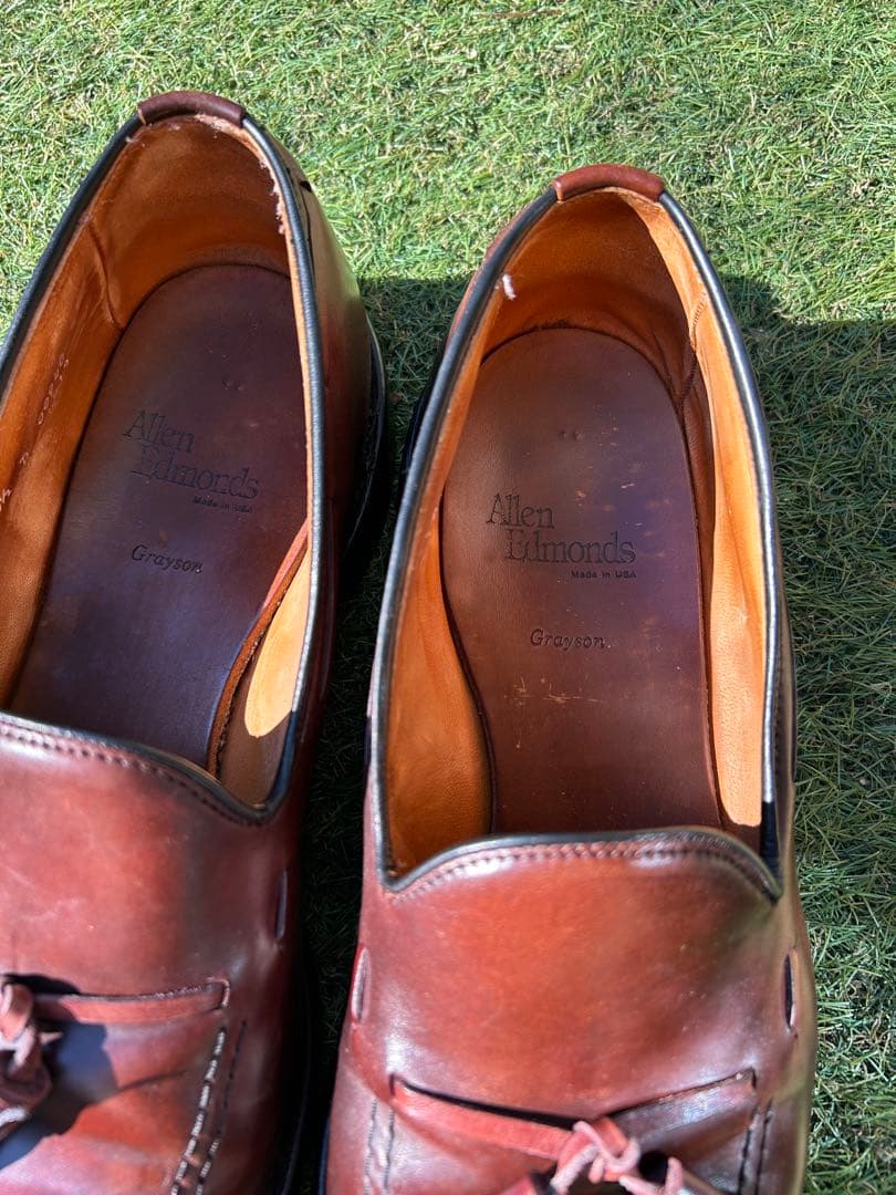 アレンエドモンズ　コードバン　タッセルローファー　10.5 D GRAYSON