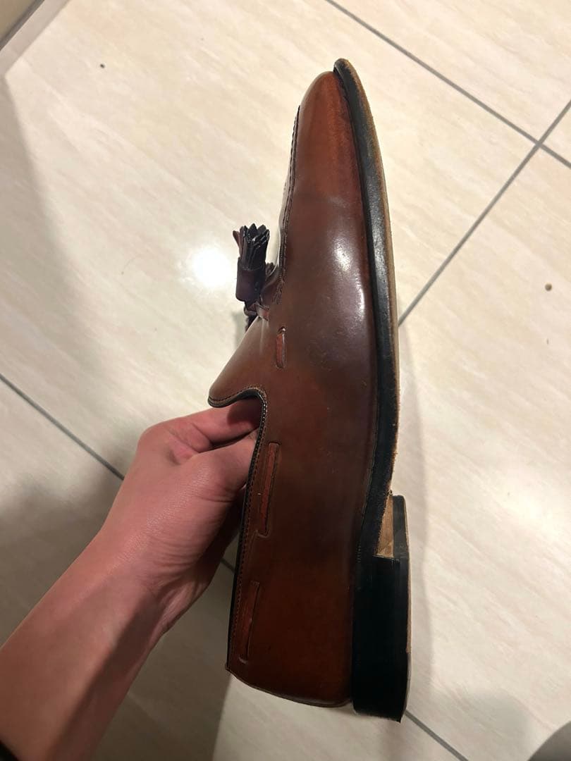 アレンエドモンズ　コードバン　タッセルローファー　10.5 D GRAYSON