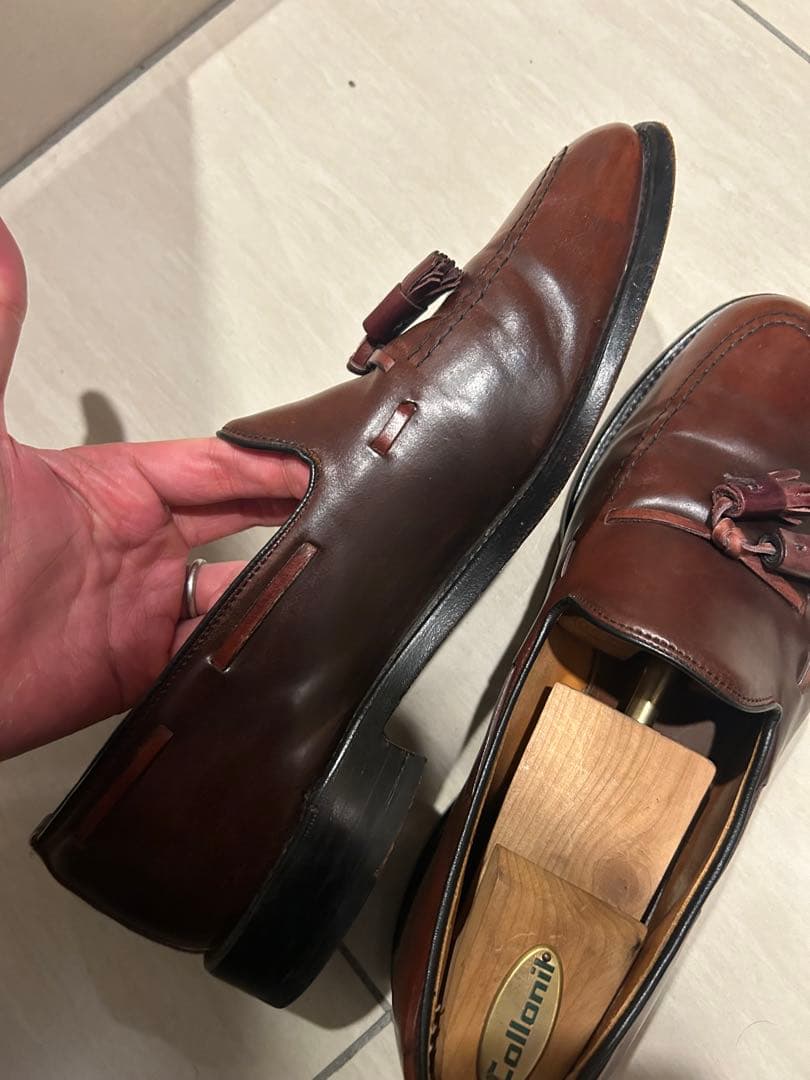 アレンエドモンズ　コードバン　タッセルローファー　10.5 D GRAYSON