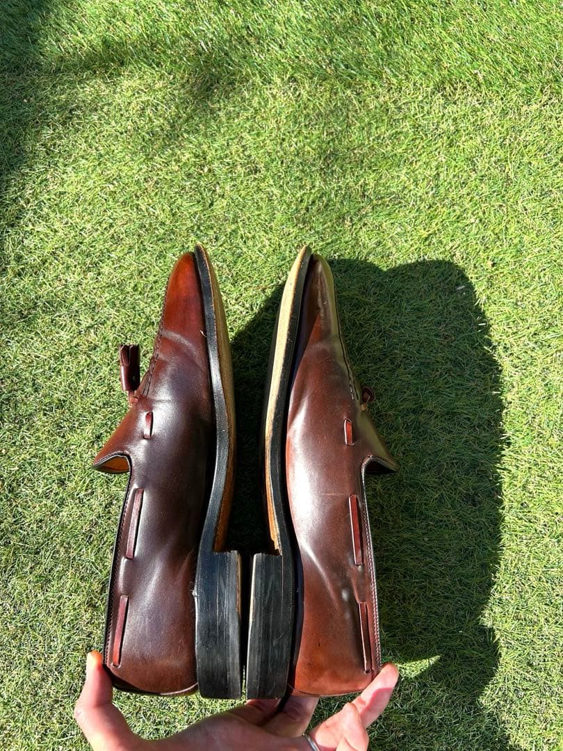 アレンエドモンズ　コードバン　タッセルローファー　10.5 D GRAYSON