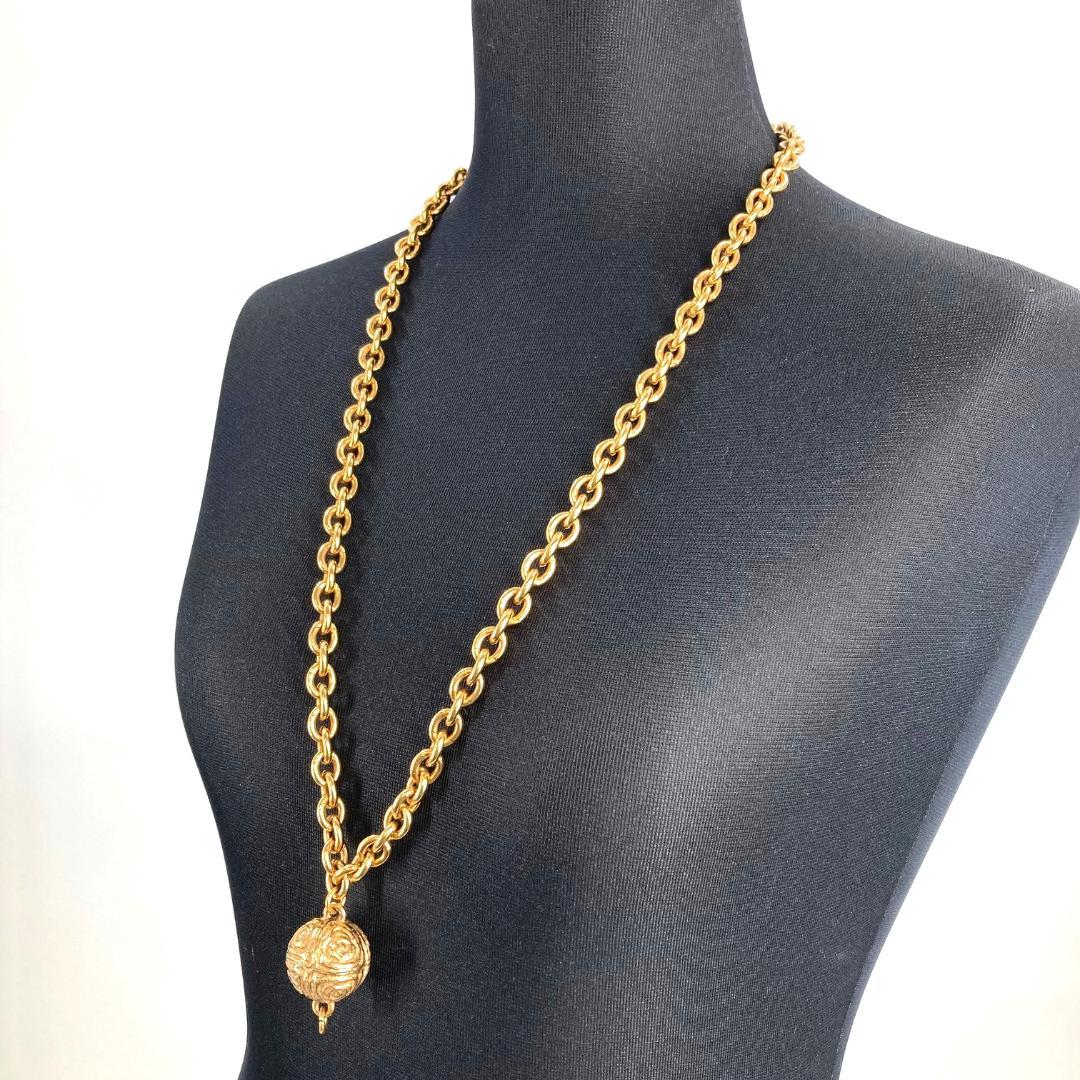 希少 CHANEL シャネル　ヴィンテージ　ココマーク　ロングネックレス