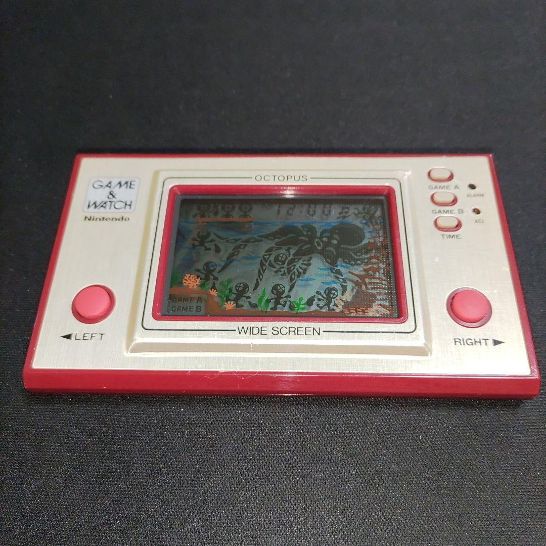 ゲーム＆ウオッチ　オクトパス　 【ボタン電池付き】