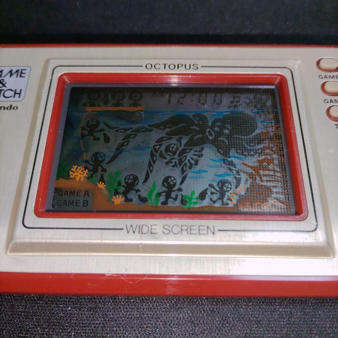 ゲーム＆ウオッチ　オクトパス　 【ボタン電池付き】