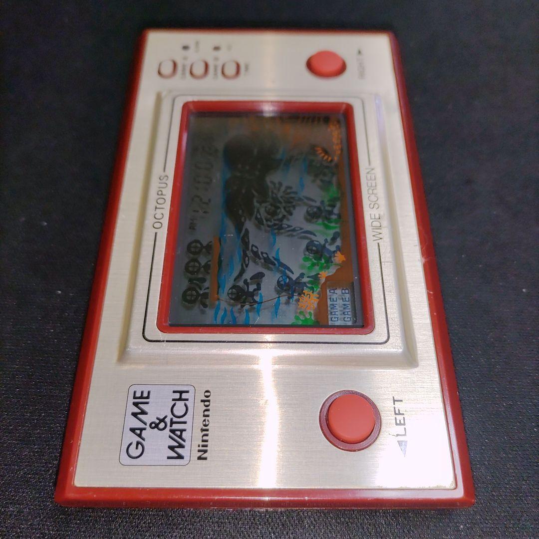 ゲーム＆ウオッチ　オクトパス　 【ボタン電池付き】