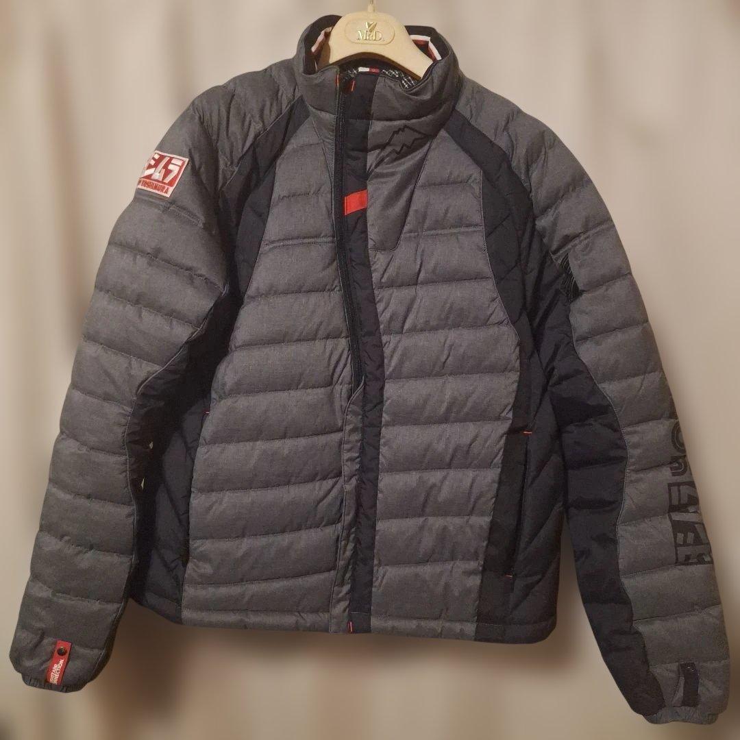 POP YOSHIMURA ダウンジャケット グレー/ブラック