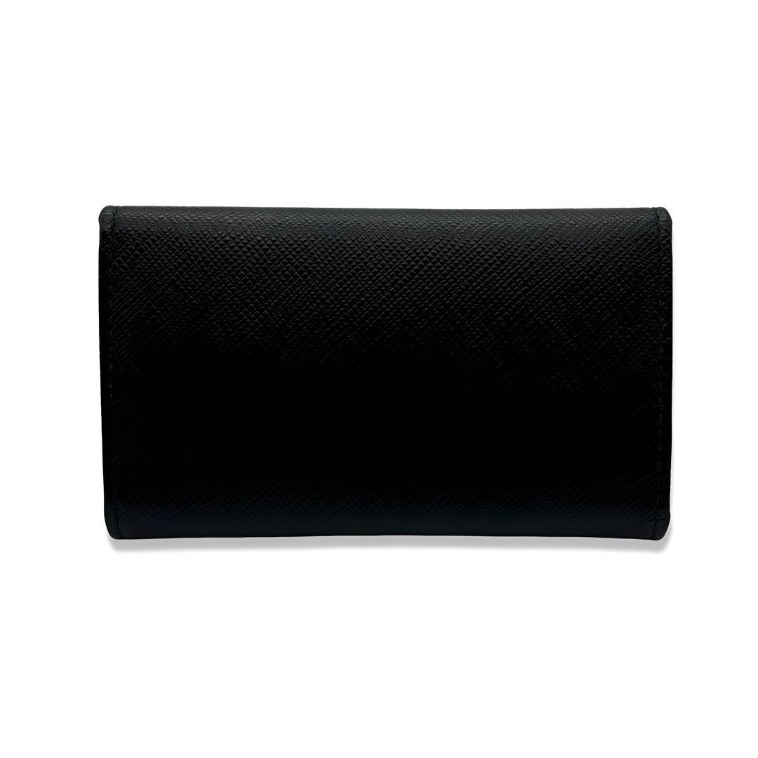 【ほぼ未使用】 PRADA プラダ キーケース サフィアーノ レザー ブラック