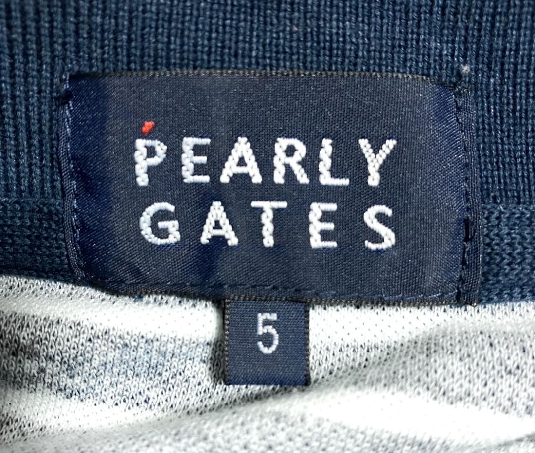 【24時間以内/匿名配送】パーリーゲイツ メンズ 半袖 ポロシャツ サイズ5