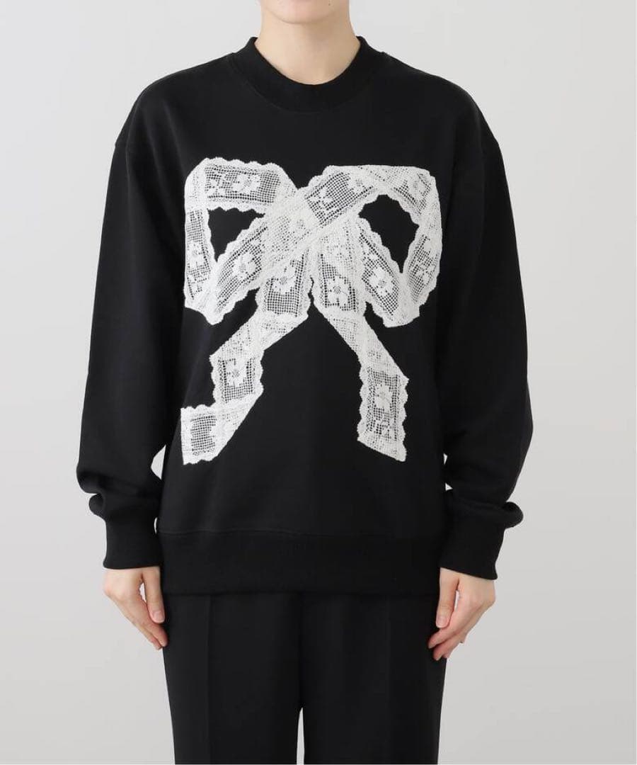 【新品未使用】Yuhan Wang lace bow sweatshirt M