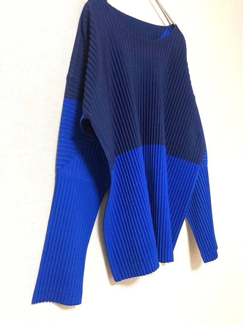 オムプリッセ　イッセイミヤケ　プリーツ　ロンT 長袖　Tシャツ　トップス　メンズ