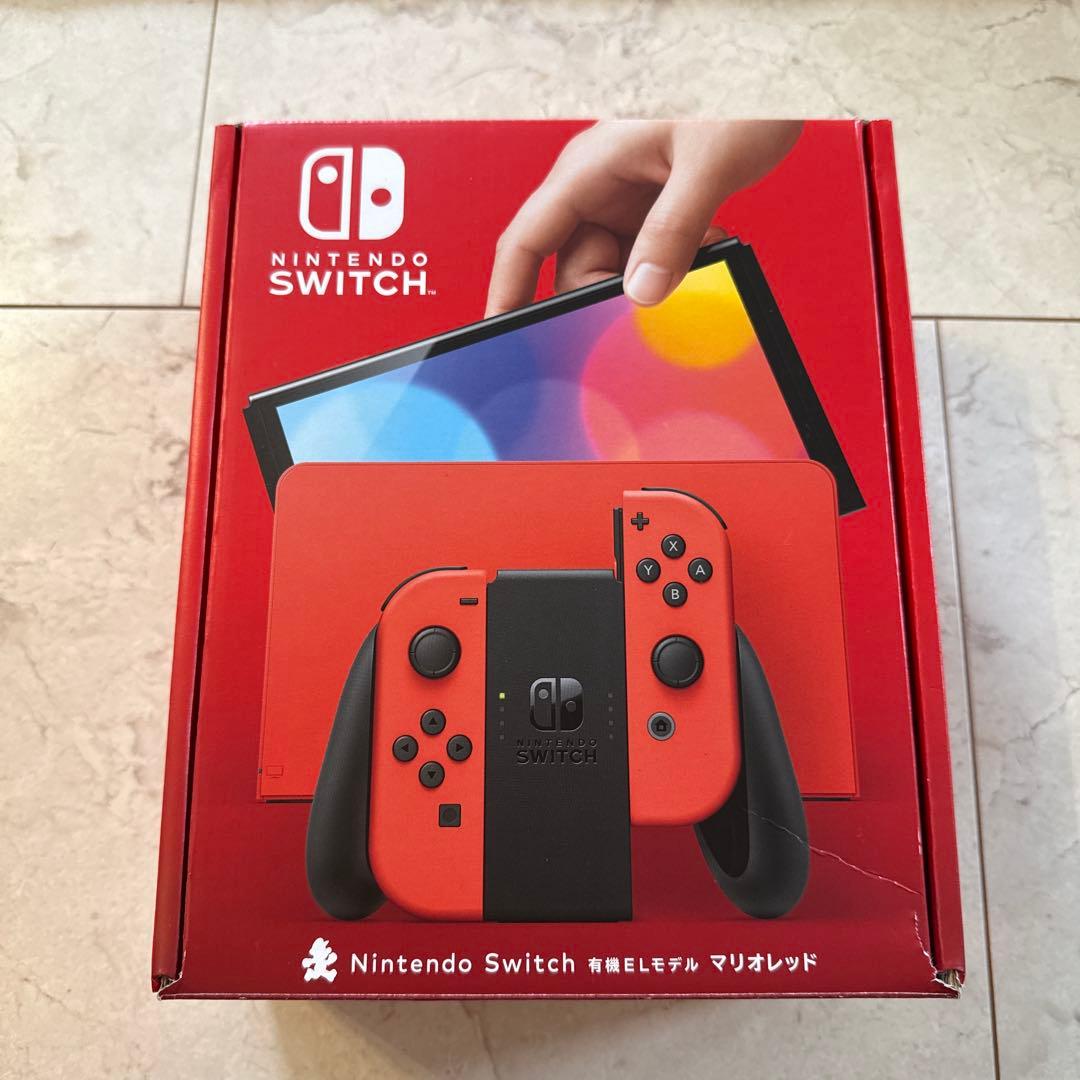 Nintendo Switch 本体 マリオレッド　ジョイコンおまけ付き