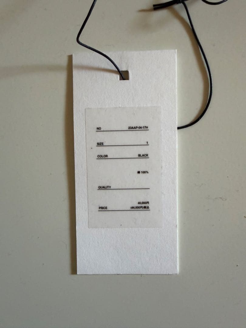 A.PRESSE Type.1 チノ トラウザーズ BLACK 1