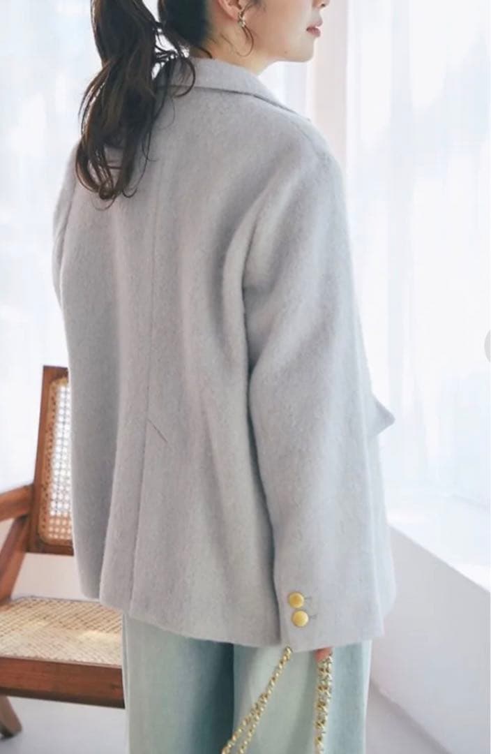 【新品】ラブティックボンボン ヘアリーシャギージャケット コート