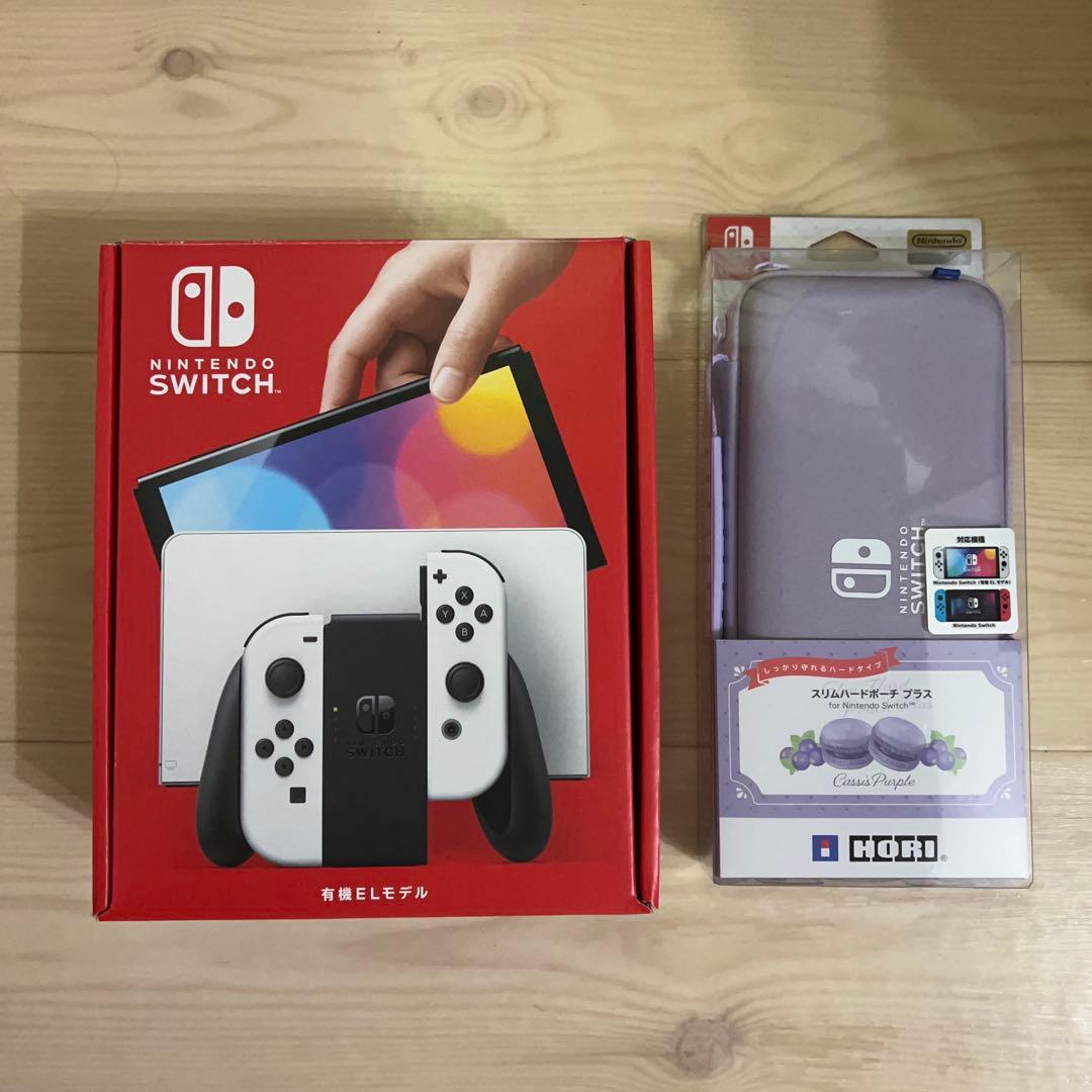 Nintendo Switch 有機ELモデル 本体＋スリムハードポーチ