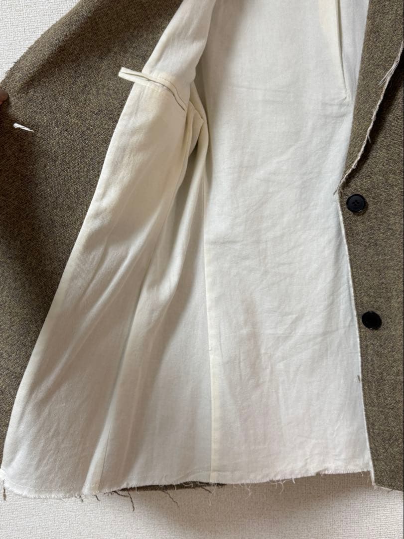 【美品】TODAYFUL CUTOFF WOOL JACKET 36 Olive