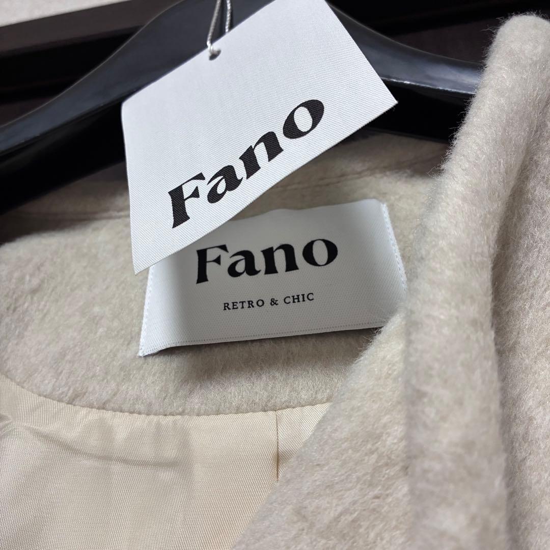 Fano Studios ノーカラージャケット　リボンタイ