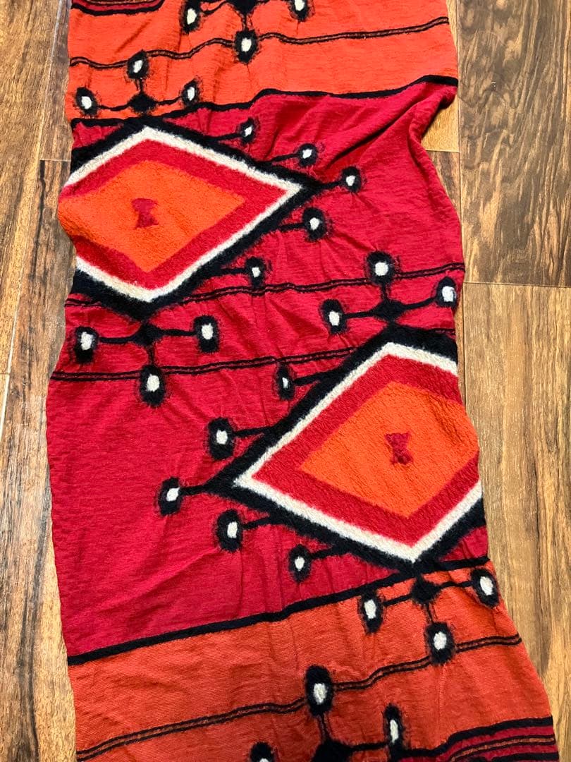 【美品】キャピタル　KAPITAL. 縮絨ウールマフラー　ナバホ柄