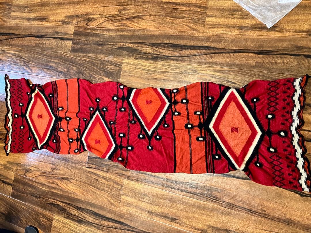 【美品】キャピタル　KAPITAL. 縮絨ウールマフラー　ナバホ柄