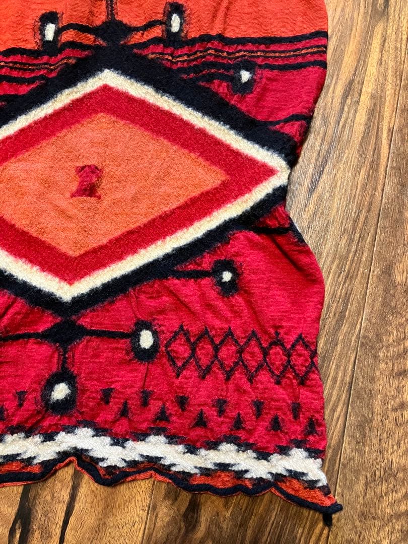 【美品】キャピタル　KAPITAL. 縮絨ウールマフラー　ナバホ柄