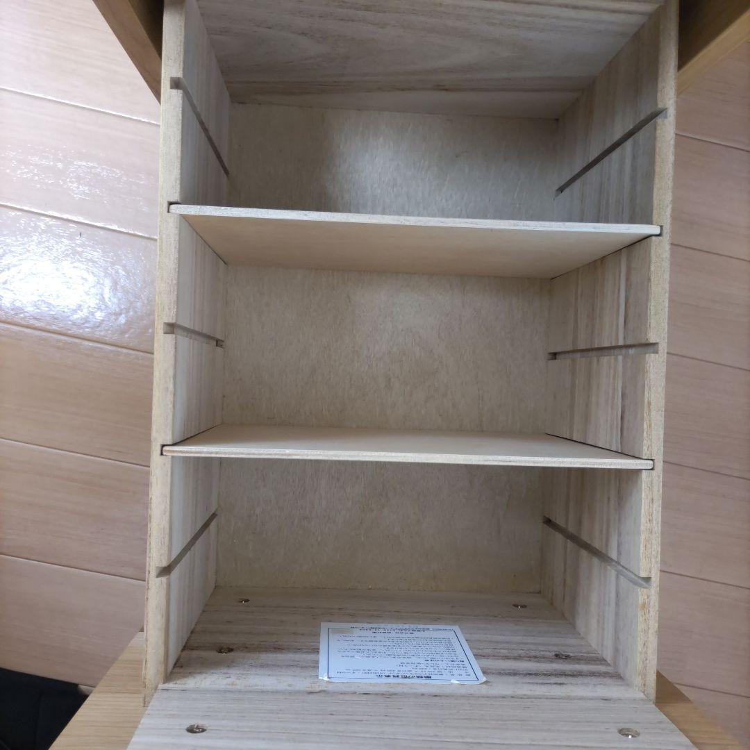 ゲーム卒、骨董品捨てる　無印良品　オーク材　キャビネット