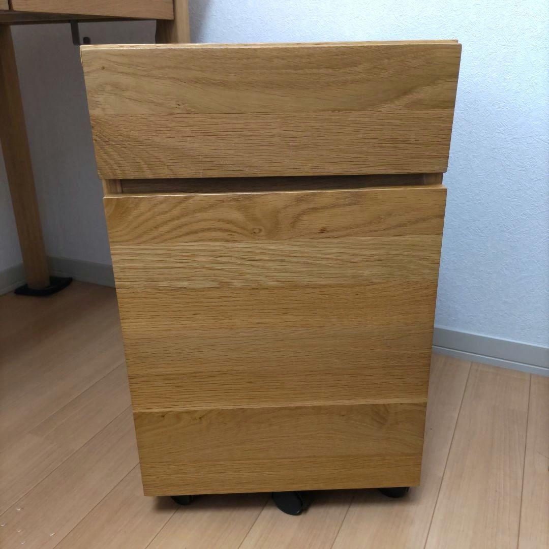 ゲーム卒、骨董品捨てる　無印良品　オーク材　キャビネット