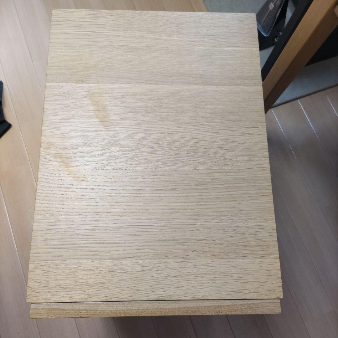 ゲーム卒、骨董品捨てる　無印良品　オーク材　キャビネット