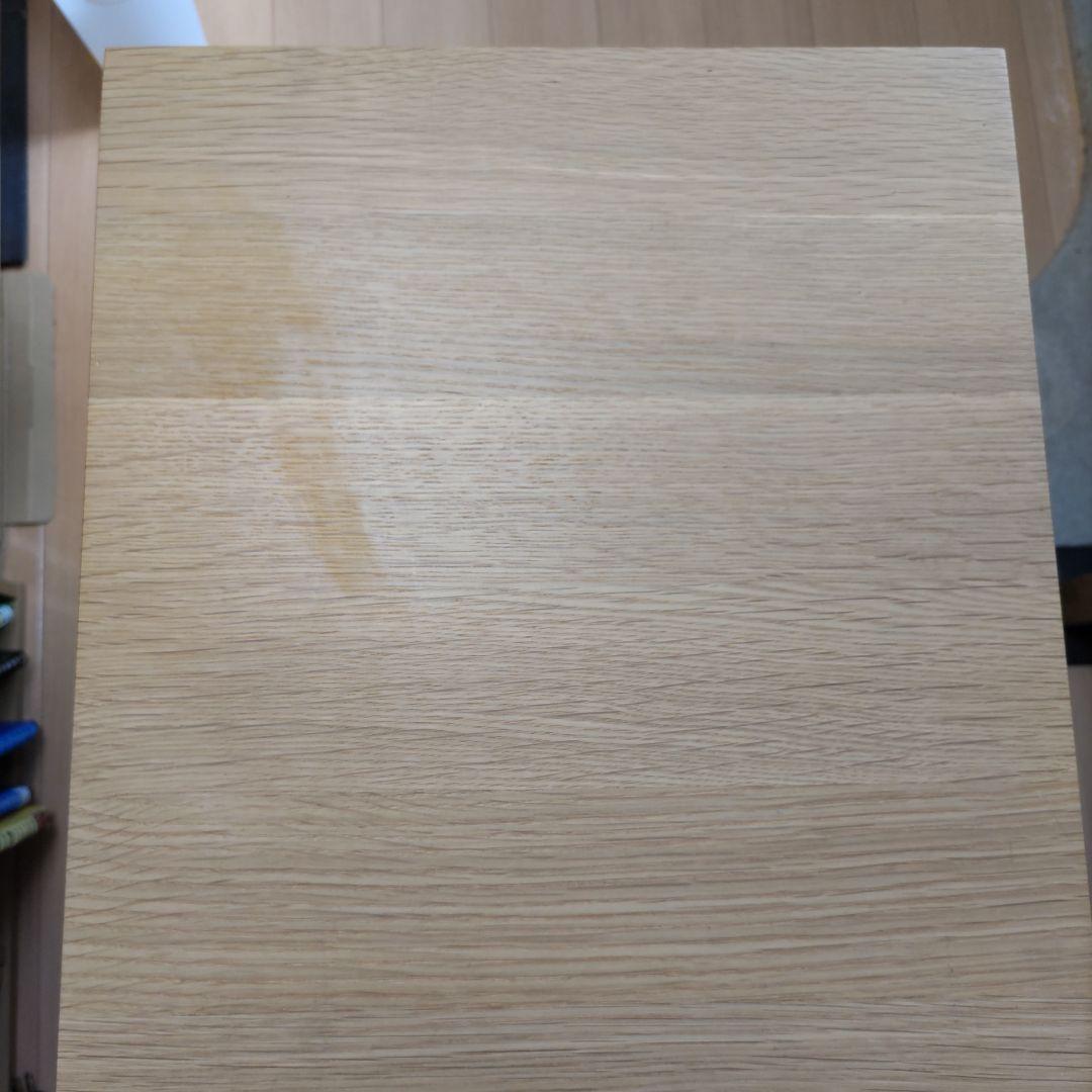 ゲーム卒、骨董品捨てる　無印良品　オーク材　キャビネット