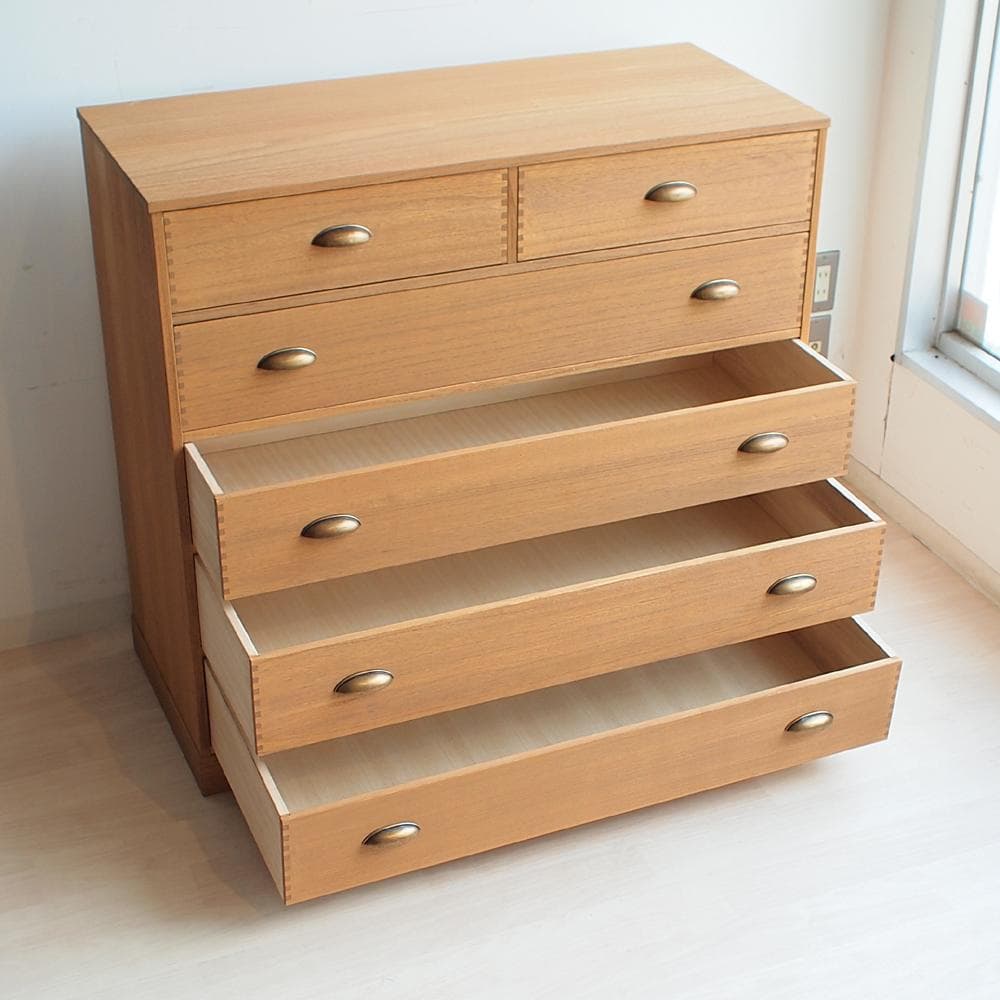 株式会社マーゼルン 総桐チェスト クローバー 100cm オイル仕上げ