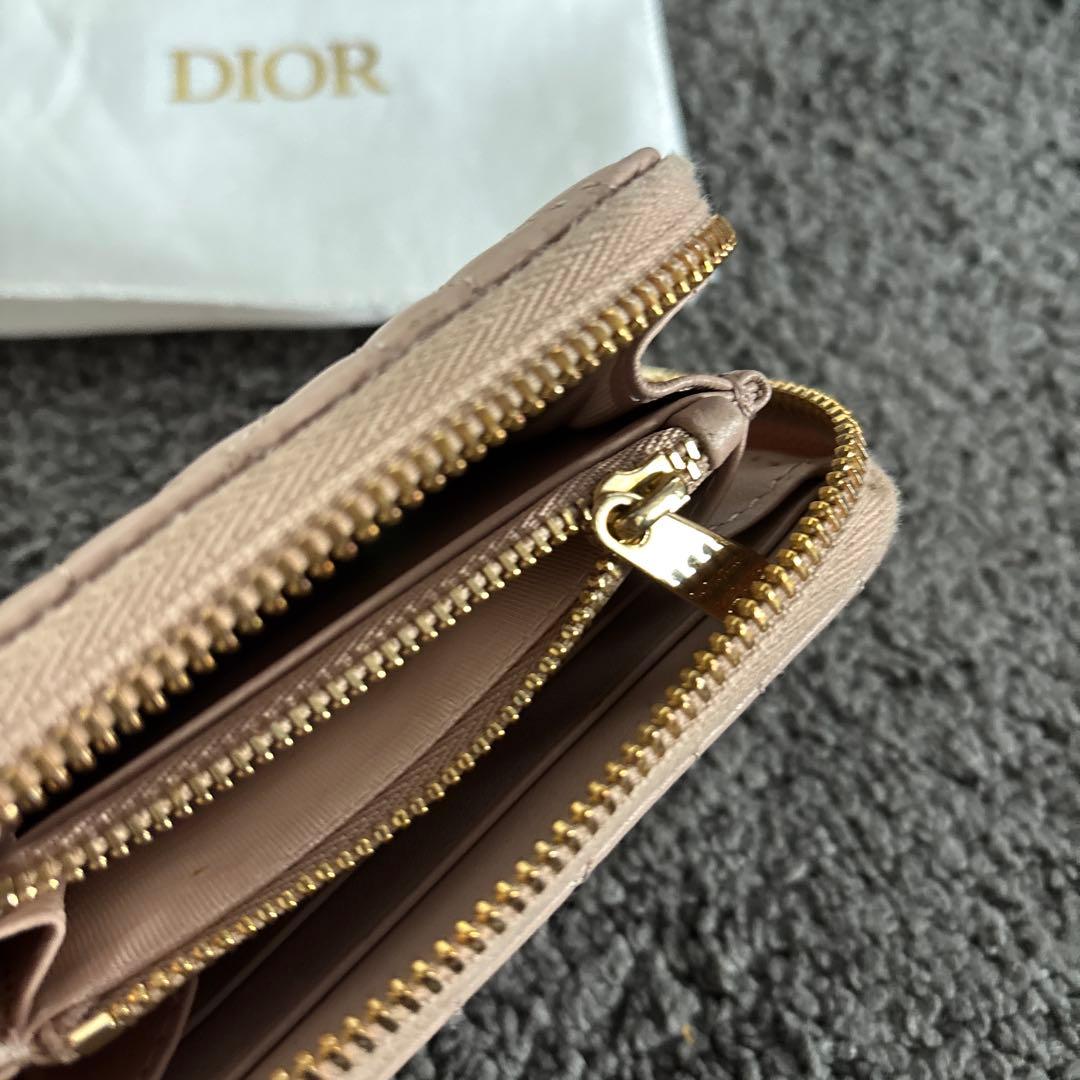 Dior ミニ財布　ピンク　ハート