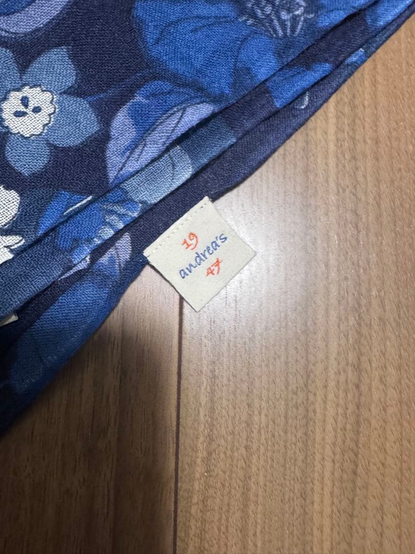 アンドレアズ大判ストール 　19 andrea's 47 カシミヤ beams