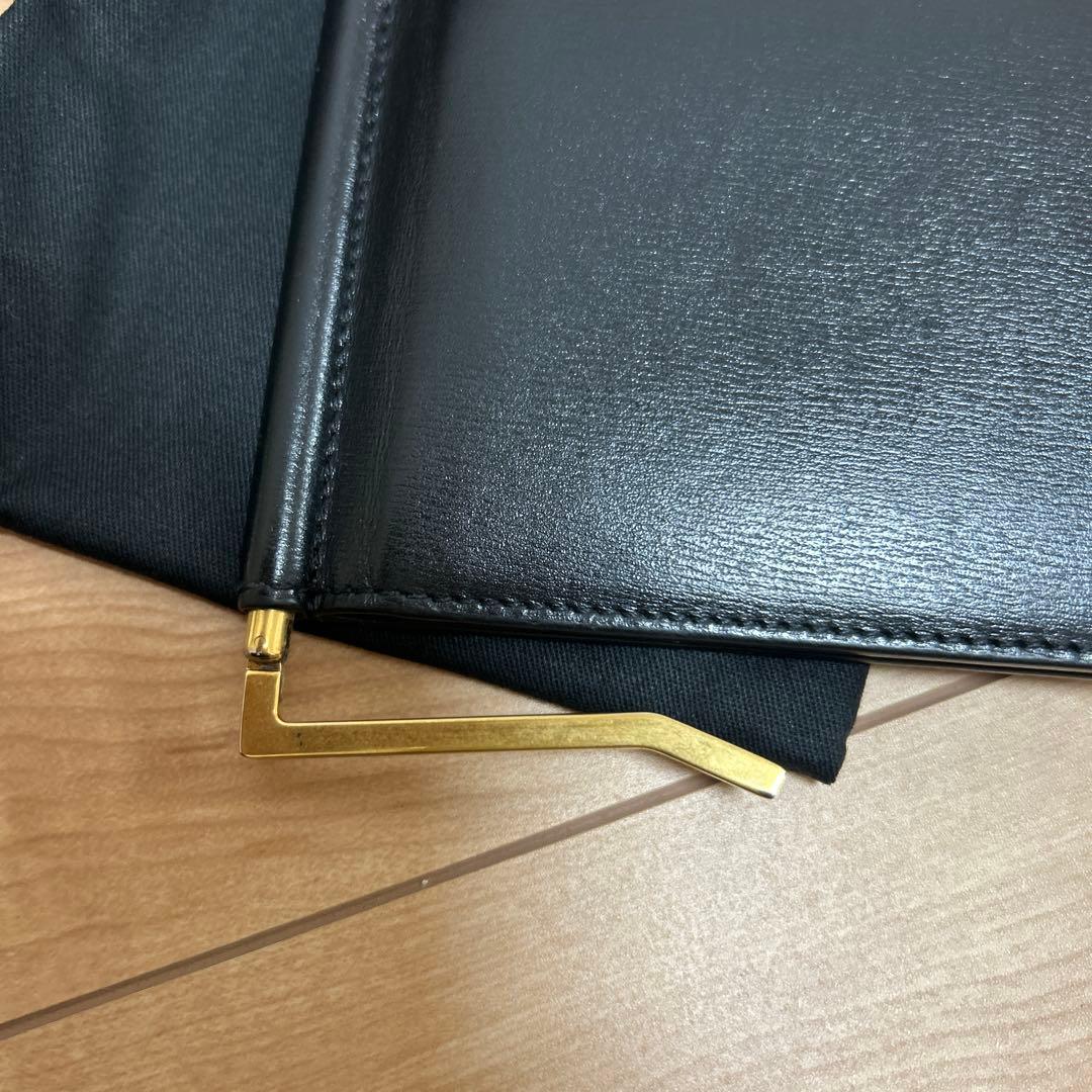 ✨美品　付属品完備✨サンローラン　マネークリップ　カサンドラ　YSL ブラック