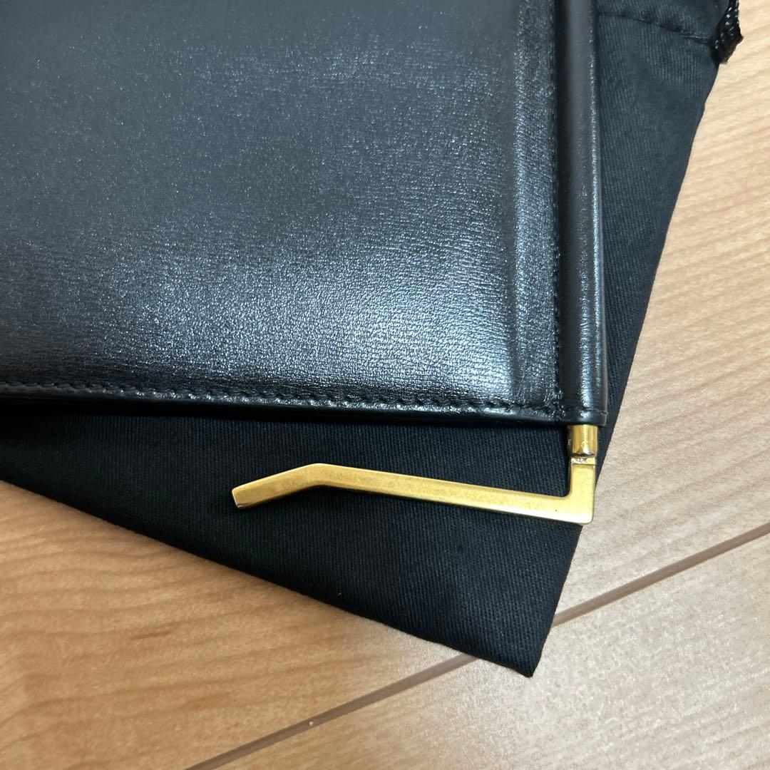 ✨美品　付属品完備✨サンローラン　マネークリップ　カサンドラ　YSL ブラック