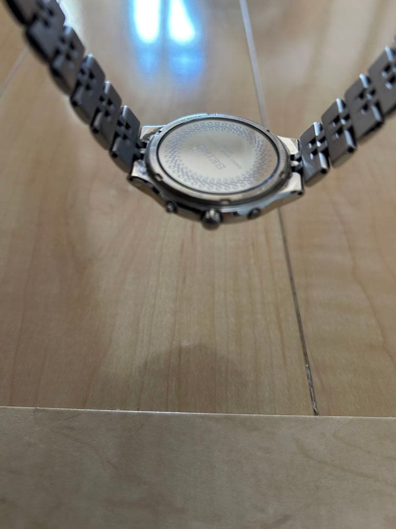 セイコー ドルチェ SADZ041 チタン 電波 ソーラー 定価130,000円