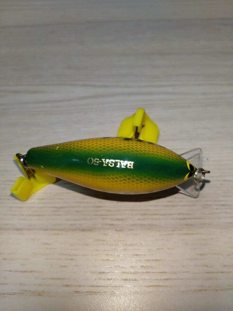 バルサ５０　フグ　西岡サイン　全真鍮