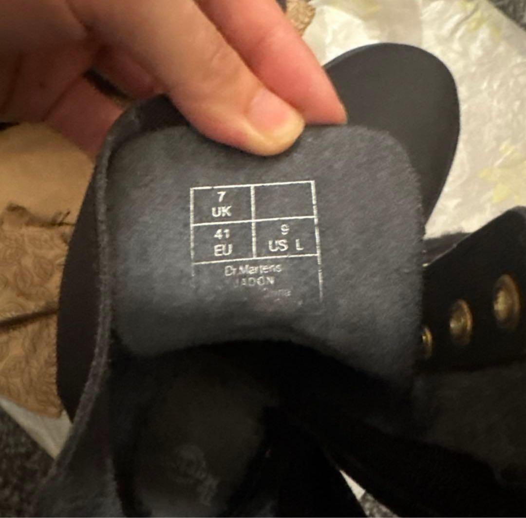 Dr.Martens 厚底 JADON uk7 メッシュ opium