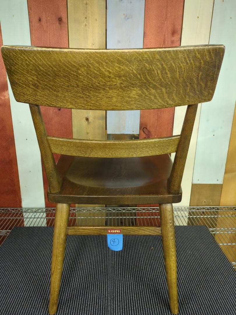 〈たのめる便・現状渡し〉柏木工 ダイニングチェア ウィルダネス K132 ④