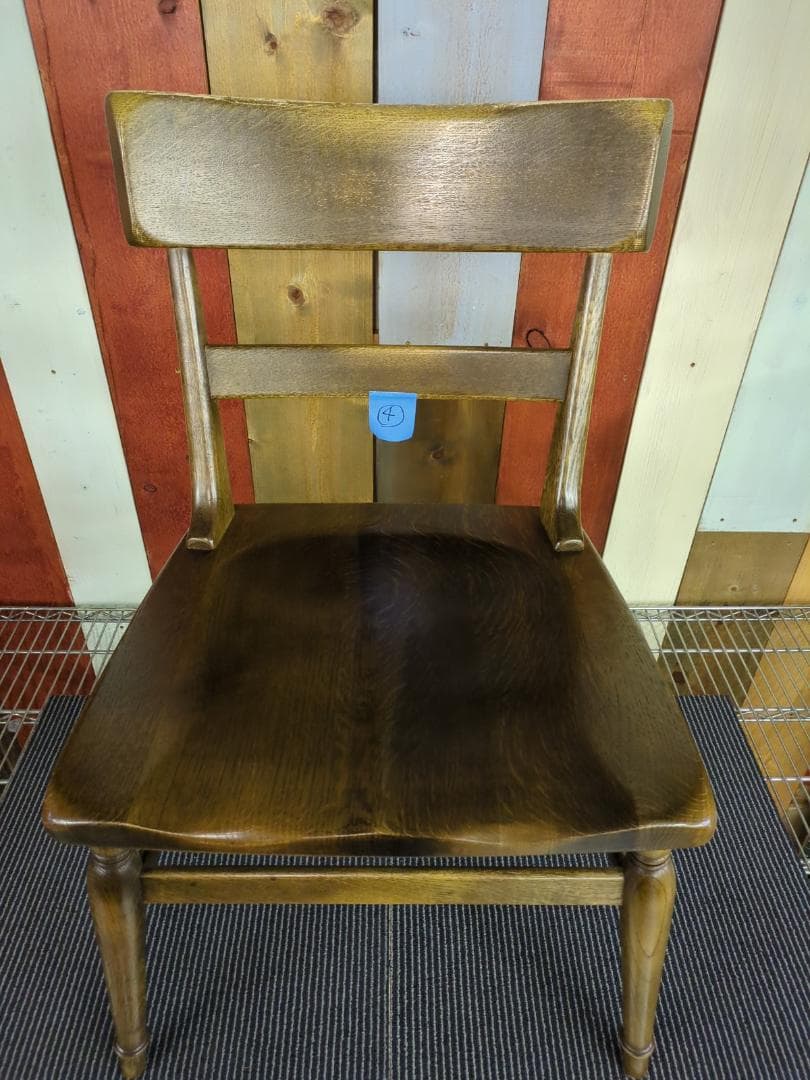 〈たのめる便・現状渡し〉柏木工 ダイニングチェア ウィルダネス K132 ④