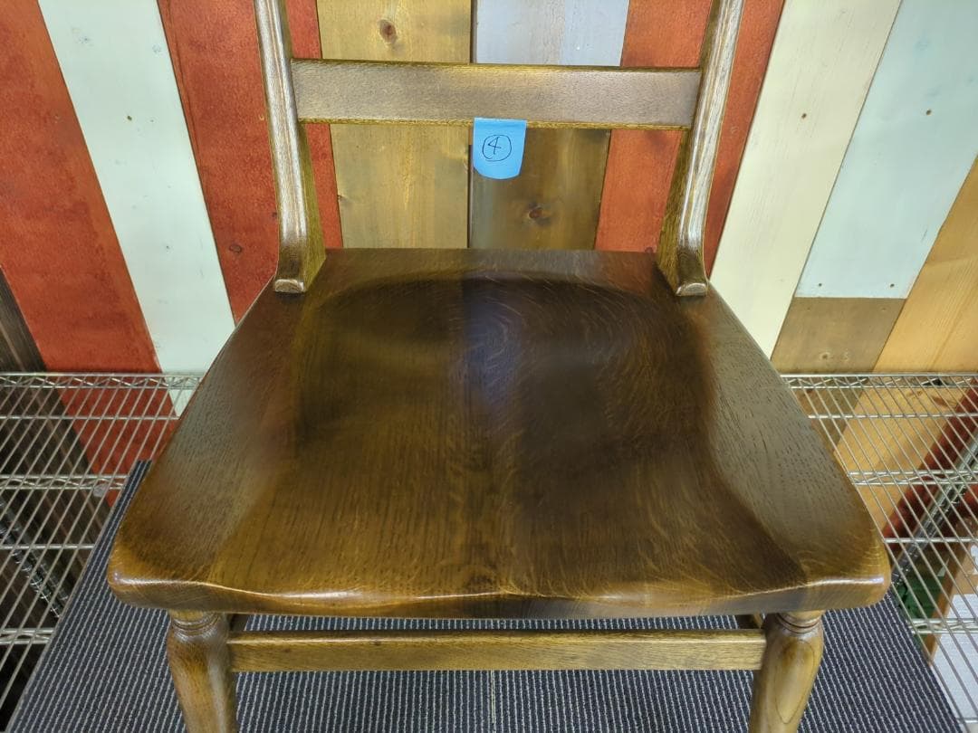 〈たのめる便・現状渡し〉柏木工 ダイニングチェア ウィルダネス K132 ④