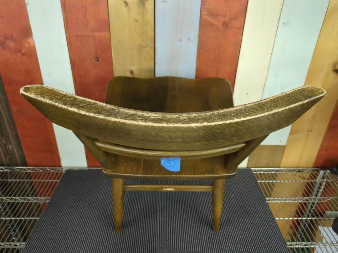 〈たのめる便・現状渡し〉柏木工 ダイニングチェア ウィルダネス K132 ④