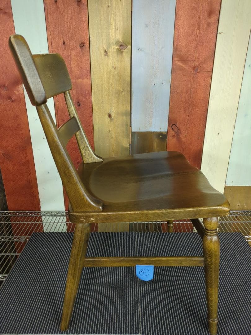 〈たのめる便・現状渡し〉柏木工 ダイニングチェア ウィルダネス K132 ④