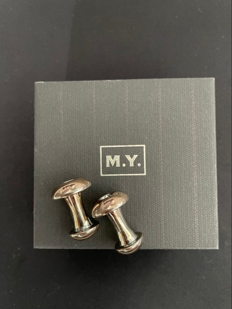 ひろ未使用デッドストックM.Y LABEL Siver925 カフリンクス