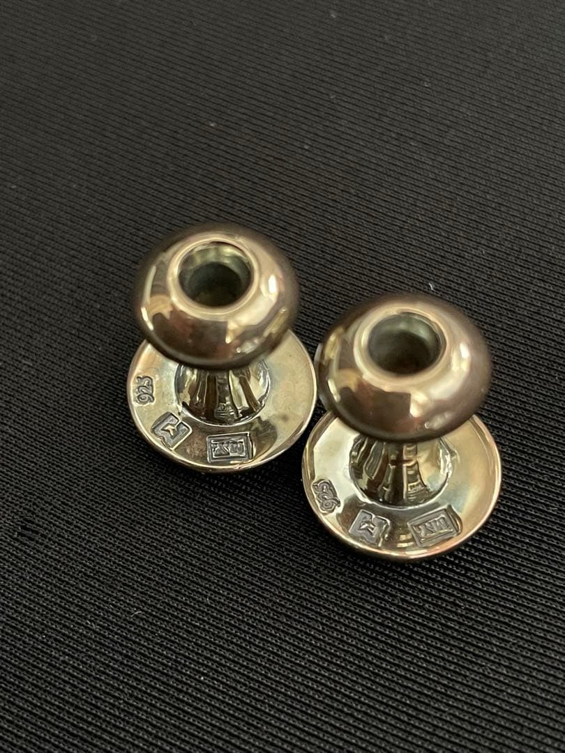 ひろ未使用デッドストックM.Y LABEL Siver925 カフリンクス