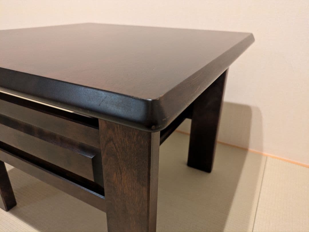 【北海道民芸家具】 北民 サイドテーブル コーヒーテーブル 無垢材 ミズメザクラ